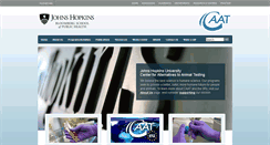 Desktop Screenshot of caat.jhsph.edu