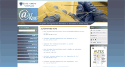 Desktop Screenshot of altweb.jhsph.edu