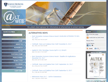 Tablet Screenshot of altweb.jhsph.edu