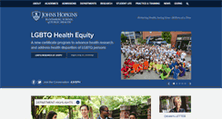 Desktop Screenshot of jhsph.edu